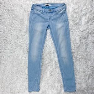 Hollister Light Wash Jean Leggings Size 3S